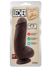 Lecher Kıkırdaklı Gerçekçi Dildo - 18cm Zenci