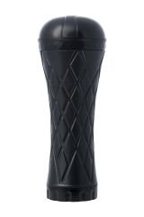 Siyah Kapaklı Fener Tipi Kompakt Suni Vajina Mastürbatör - 22.5cm