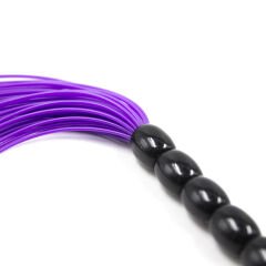 Fetilux Tüylü Silikon 23cm Mini Kırbaç - Mor
