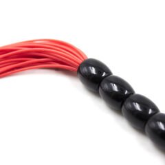 Fetilux Tüylü Silikon 23cm Mini Kırbaç - Kırmızı