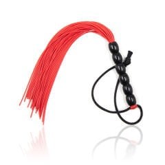 Fetilux Tüylü Silikon 23cm Mini Kırbaç - Kırmızı