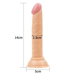 Realdo Strappy 14cm Gerçekçi Testisli Belden Bağlamalı Strap On Protez Penis