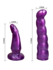 CENSAN Çift Girişli Straplon Belden Bağlamalı Dildo