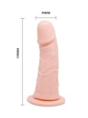 Censan 6 cm Dolgulu İçi Boş Titreşimli Belden Bağlamalı Straplon Kumandalı Vibratör