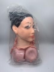 Censan Black Doll Siyah Saçlı Şişme Bebek