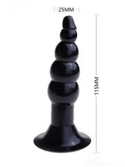 Censan Boğumlu Anal Plug Karışık Renklerde 11 cm
