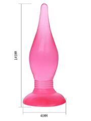 Censan 14,5 cm Vantuzlu Jel Anal Alıştırıcı Plug