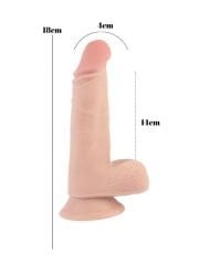 Dick Beats 18cm Kıkırdaklı Gerçekçi Dildo