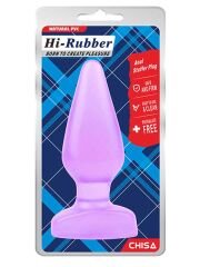 Hi-Rubber Şeffaf Jel Anal Tıkaç - Mor 16cm