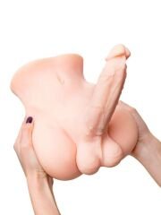 Censan Juicy Pussy Penis Masturbator TPE Ten 25 cm 19 cm Dildo