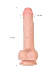 Censan My Babe Kıkırdaklı Deri Katmanlı My Darling 22 cm Dildo