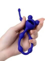 CENSAN Froggy anal Zinciri silikon mavi 27,4 cm