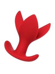 Censan Flower Genişleyen Anal Plug Kırmızı 9 cm