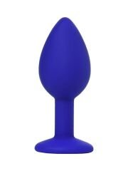 Censan Brilliant Anal Plug Mavi beyaz kristalli 7 cm 26 g