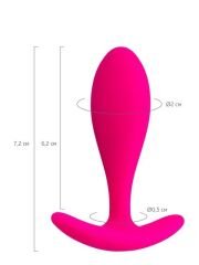 Censan Hub Anal Plug Pembe 7,2 cm