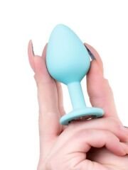 Censan Brilliant Anal Plug Mavi 8 cm 50 g