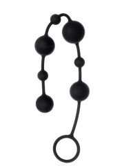 CENSAN Coron Anal Boncuk Silikon Siyah 35,9cm