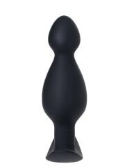 CENSAN Anal Plug boyut M silikon siyah 11,5 cm