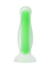 Censan Beyond Victor Glow Karanlıkta Parlayan Anal Plug Silikon Şeffaf 10 cm