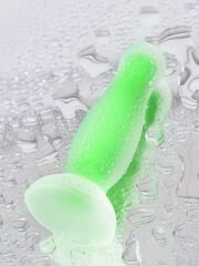 Censan Beyond Victor Glow Karanlıkta Parlayan Anal Plug Silikon Şeffaf 10 cm