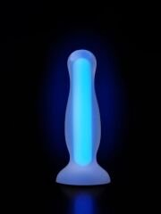 CENSAN Beyond Kyle Glow Gece Parlayan Anal Plug , Silikon, Şeffaf, 10 cm