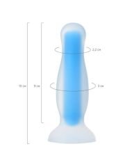 CENSAN Beyond Kyle Glow Gece Parlayan Anal Plug , Silikon, Şeffaf, 10 cm