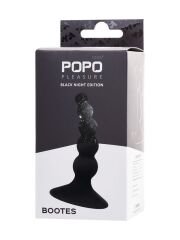 Censan POPO Bootes Anal Plug silikon siyah 10 cm