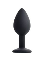 Censan POPO Norma Anal Plug silikon siyah 7,2 cm 25 gr