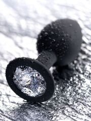 Censan POPO Norma Anal Plug silikon siyah 7,2 cm 25 gr