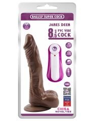 James Deen Swing Hareketli 21.5cm Zenci Vibratör