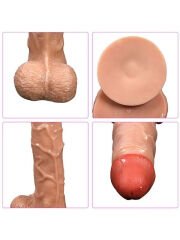 Shequ Bronte Şarjlı Döner Başlı Realistik Dildo Uzaktan Kumandalı 20.5 cm
