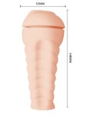 Censan 18,5 cm Gerçekçi Doku Realistik Suni Vajina Mastürbatör