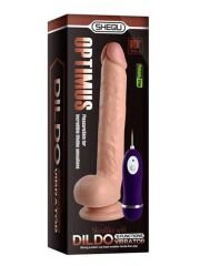 Shequ Optimus Titreşimli Realistik Dildo 28 cm